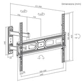 Wall Bracket MacLean MC-798N 70" 35 kg